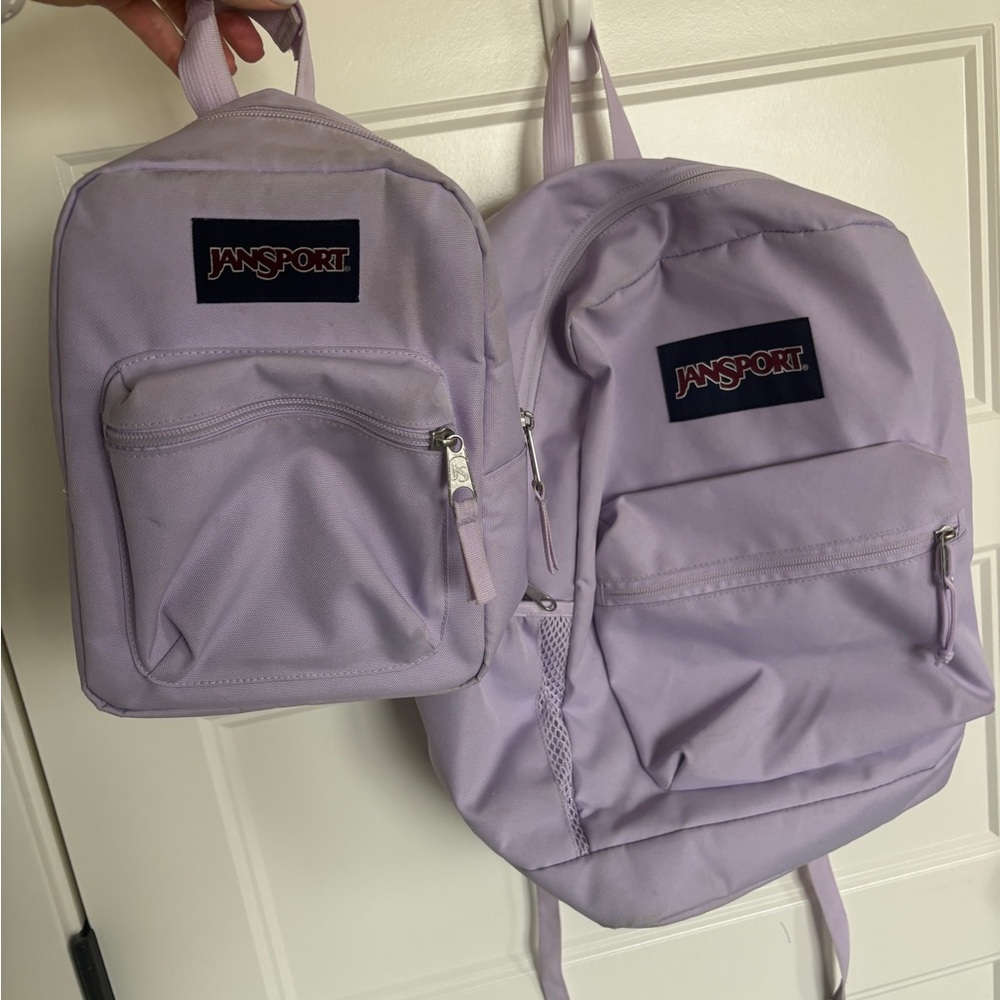 Jansport Light Purple Backpack Duo